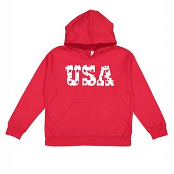 The Juniper Shop USA Distressed Stars Youth Hoodie