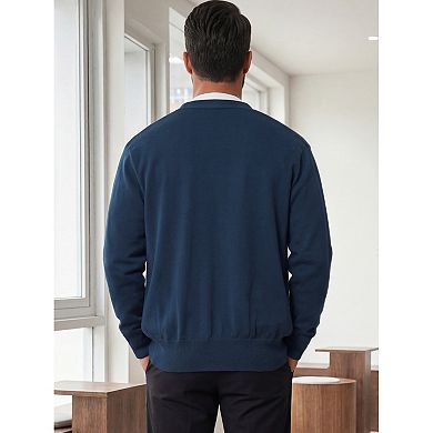 Men's Cardigan Sweater Lightweight Button Down Long Sleeve V Neck Casual Sweaters
