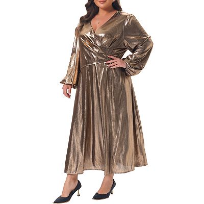 a line party dress plus size Evening Party Dress Plus Size Women A-Line Empire Waist Chiffon