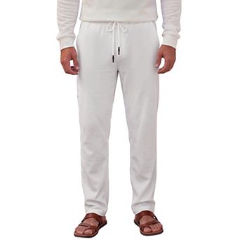 Men's Casual Lightweight Drawstring Waist Straight Leg Soft Corduroy Pants