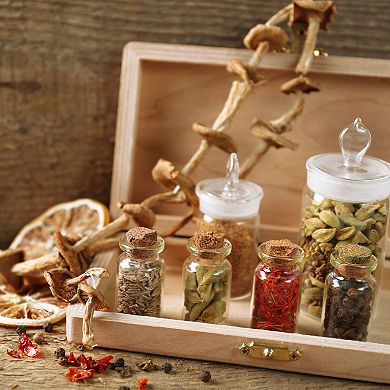 40mL Mini Glass Bottles with Cork Stoppers, for DIY Crafts and kitchen Transparent Yellow