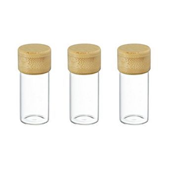 10mL Small Clear Bottles Glass Empty Jars Vials for DIY Transparent Natural