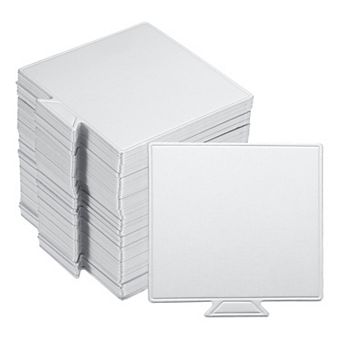 3.6 x 3.3 inch 100 pc Mousse Cake Cardboards Square Cake Bases Plates