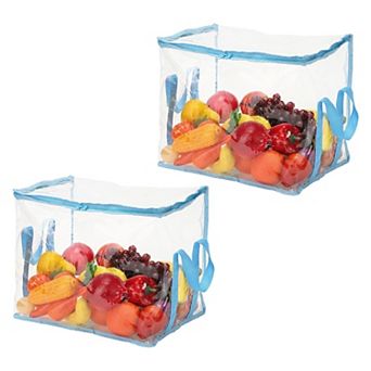 Doll Storage Bags, Foldable Cloth Storage Totes Waterproof Room Organizer Bag 2 pc