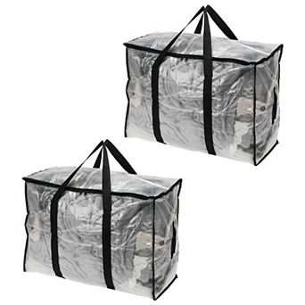2 pc Moving Bags, Foldable Heavy Duty Storage Totes Waterproof Packing Bags