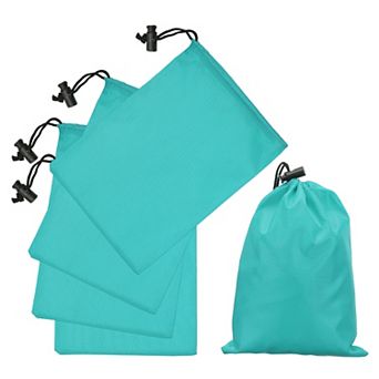 6 x 8", 5 pc Polyester Drawstring Bag with Toggle