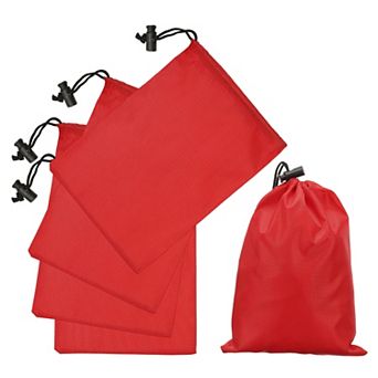 6 x 8", 5 pc Polyester Drawstring Bag with Toggle