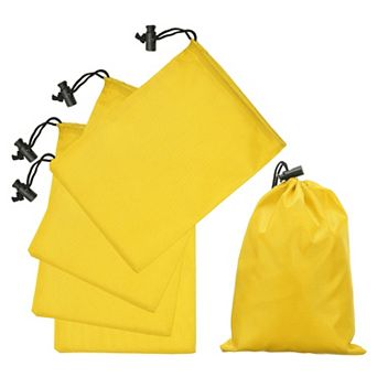 6 x 8", 5 pc Polyester Drawstring Bag with Toggle