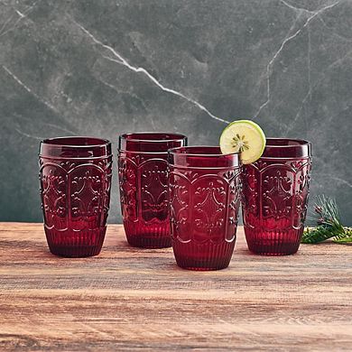 Drinking Glass Set, Highball Tumblers for Water, Juice & Beverages