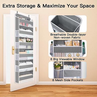 Over Door Heavy Duty Hanging Organizer with 50lb Load Capacity