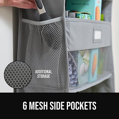 Over Door 5-Shelf Hanging Organizer with Deep Pockets and Hooks