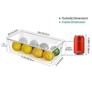 Clear Stackable Bins With Lids