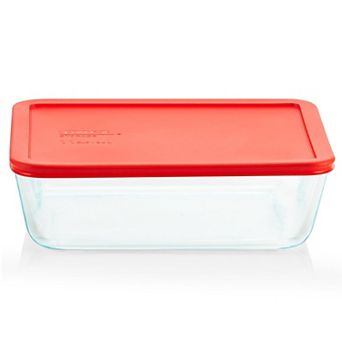 11 cup Glass Storage Container with BPA-Free Lid