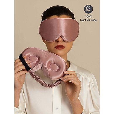 22 Momme Mulberry Silk Upgraded 3D Adjustable Eye Mask