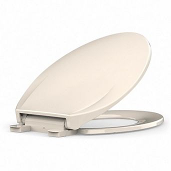 Premium Elongated Toilet Seat Replacement Soft Close Plastic Standard Bowl Lid