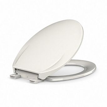 Premium Elongated Toilet Seat Replacement Soft Close Plastic Standard Bowl Lid