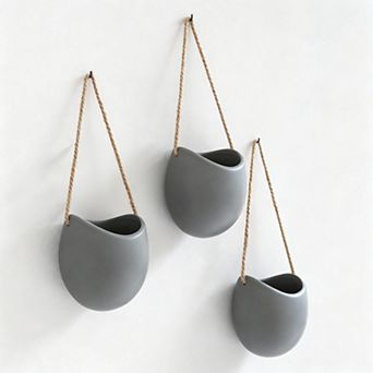 Ceramic Wall Planter For Indoor Outdoor Decor