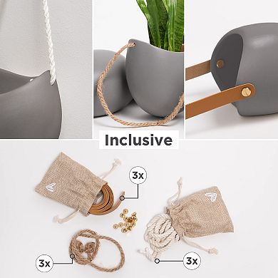 Ceramic Wall Planter For Indoor Outdoor Decor