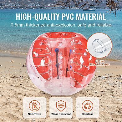 Inflatable Bumper Ball 1 Pack for Backyard Parties and Family Game Nights