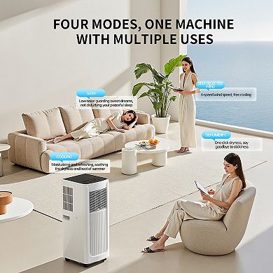 AIRPLUS Portable Air Conditioner - 8000 BTU Cooling AC Unit,Room cooler