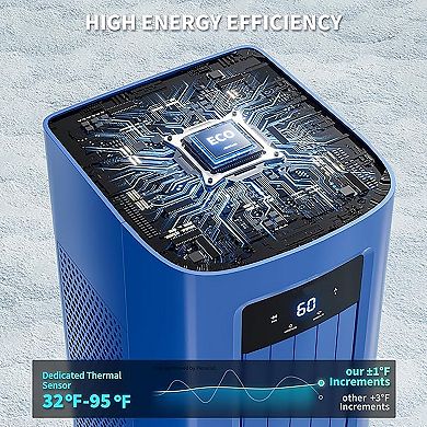 AIRPLUS Portable Air Conditioner - 12000 BTU Cooling with Remote and Heating AC Unit
