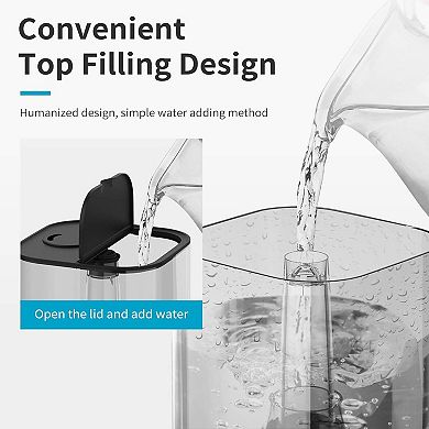 AIRPLUS Humidifier - 4L Top Fill Cool Mist Humidifier for Bedroom