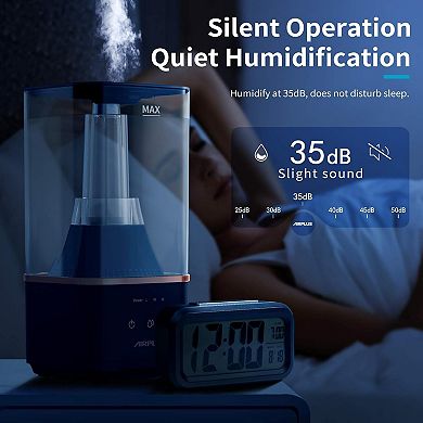 AIRPLUS Humidifier - 4L Top Fill Cool Mist Humidifier for Bedroom