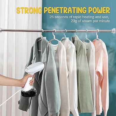 Loheer Handheld Garment Steamer- 1200W Portable Steamer with Large 360ml Water Tank