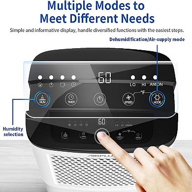 AIRPLUS Dehumidifier - 28 Pint Portable Dehumidifier with 3.8L Large Capacity Water Tank