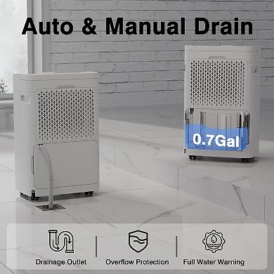 AIRPLUS Dehumidifier - 32 Pint Portable Dehumidifier, Quiet Dehumidifier for room