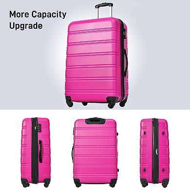 Hardshell Luggage 2pcs Set with Duffel Bag - 20" 24" Lightweight Spinner Suitcase