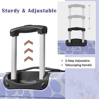 Hardshell Luggage 3pcs Set Spinner with TSA Lock for Travel