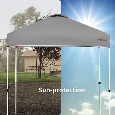 Costway 6.6' x 6.6' Pop Up Canopy Tent Instant Sun Shade Adjustable Roller Bag