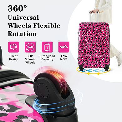 20" 24" 28" Luggage Set 3 Piece, with Spinner Wheels, TSA Lock ,Lightweight