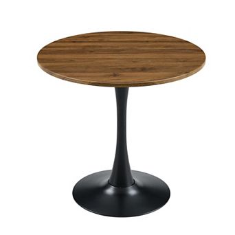 Loheer Modern Round Casual Dining Table, 31.5" Circular Kitchenette Dinette Table