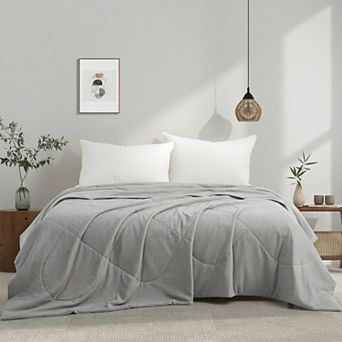 Peace Nest Cooling Blanket - Reversible Waffle Weave Blanket For Hot Sleepers