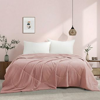Peace Nest Cooling Blanket - Reversible Waffle Weave Blanket For Hot Sleepers