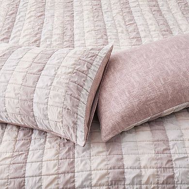 Peace Nest Reversible Gingham Duvet Cover Set
