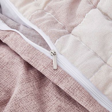 Peace Nest Reversible Gingham Duvet Cover Set