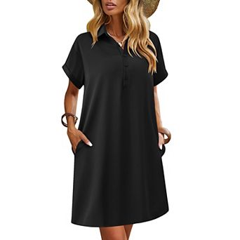 Zeagoo Summer Dresses for Women Midi Boho Casual Dress Ladies Aline Long Beach Vaction Clothes