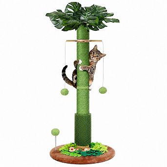 Nicate Multi Cat Post Indoor 360 Spinning Sisal Hanging Balls Brush