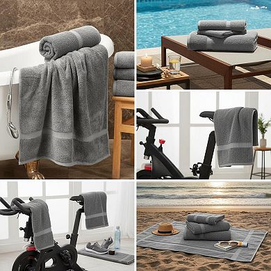 100% Cotton Bath Towels 4-Piece Super Soft Absorbent Luxury Hotel Spa Quality Eco-Friendly