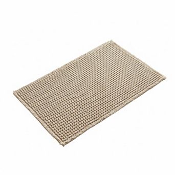 Waffle Bath Mat Boho Non Slip Washable Super Absorbent Quick Dry Farmhouse Decor