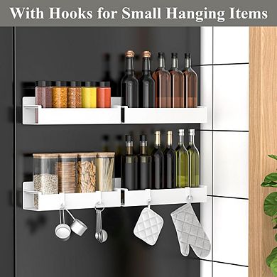 Magnetic Spice Rack Organizer for Fridge and Oven Kitchen Storage