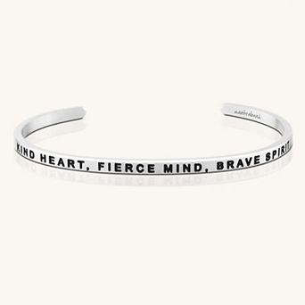 Kind Heart, Fierce Mind, Brave Spirit Bracelet