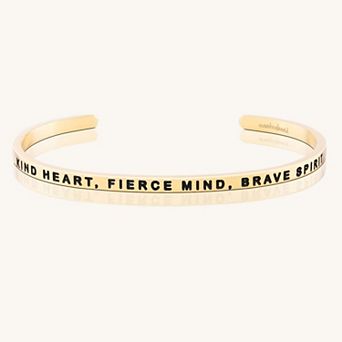 Kind Heart, Fierce Mind, Brave Spirit Bracelet
