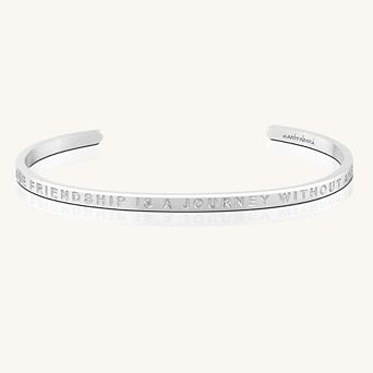 A True Friendship Is A Journey Without An End Bracelet