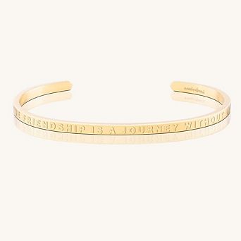A True Friendship Is A Journey Without An End Bracelet