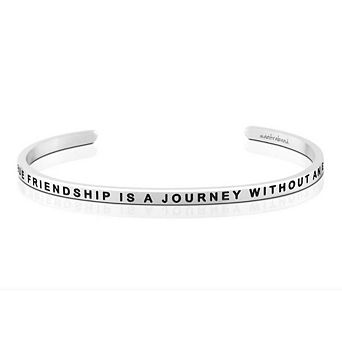 A True Friendship Is A Journey Without An End Bracelet