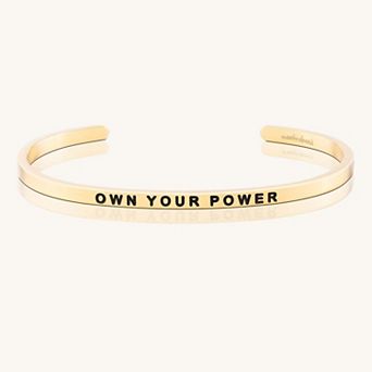 Own Your Power, Know Your Worth Bracelet